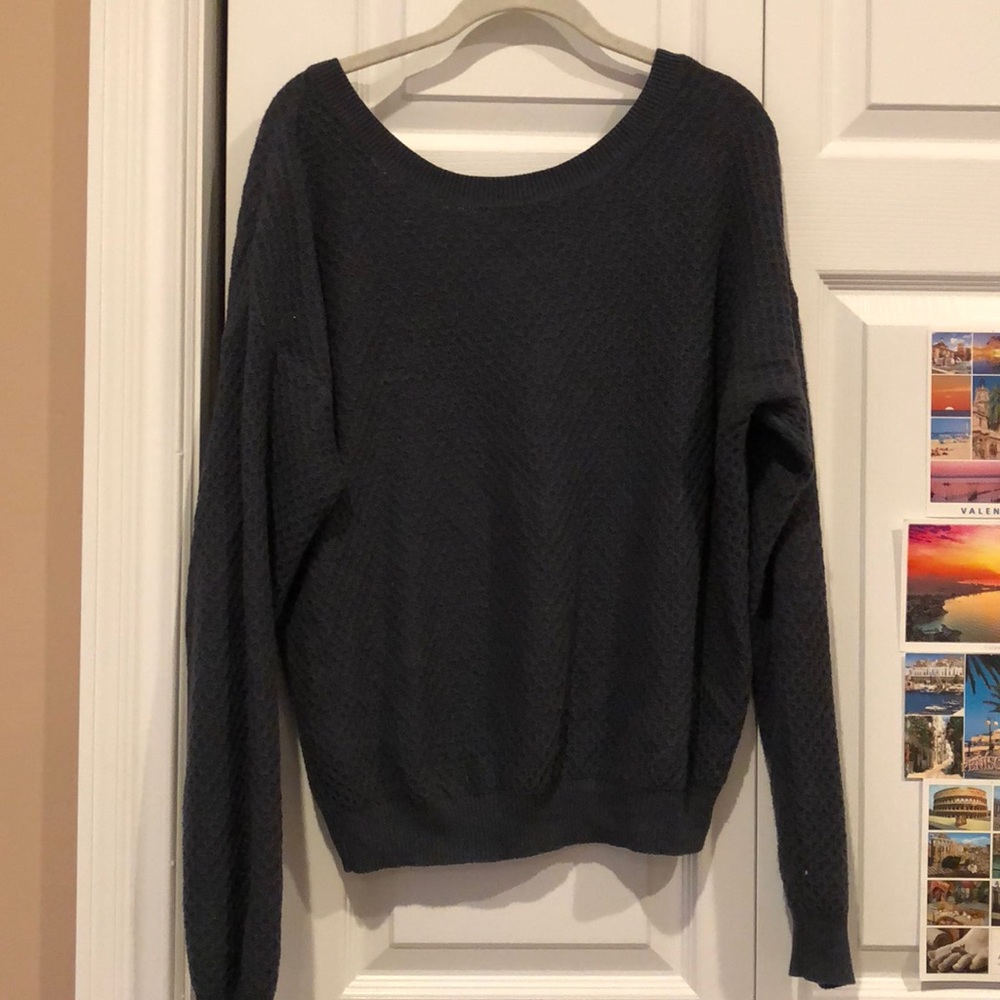 Gray Oversized Sweater